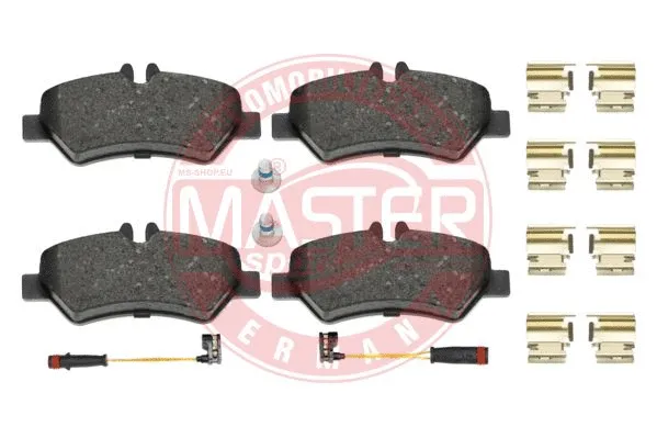 Brake Pad Set, disc brake (13046038372N-SET-MS)