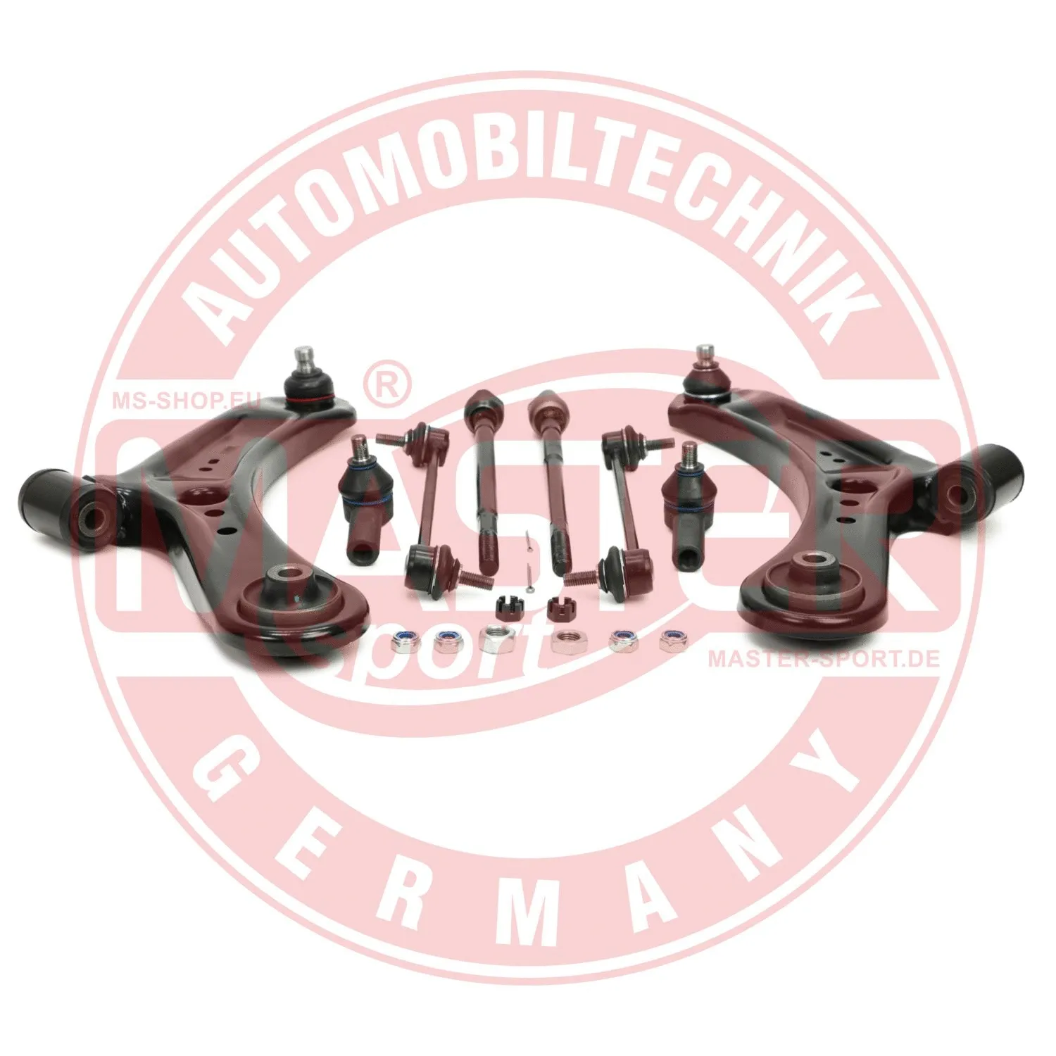 Control/Trailing Arm Kit, wheel suspension (37113/2-KIT-MS)