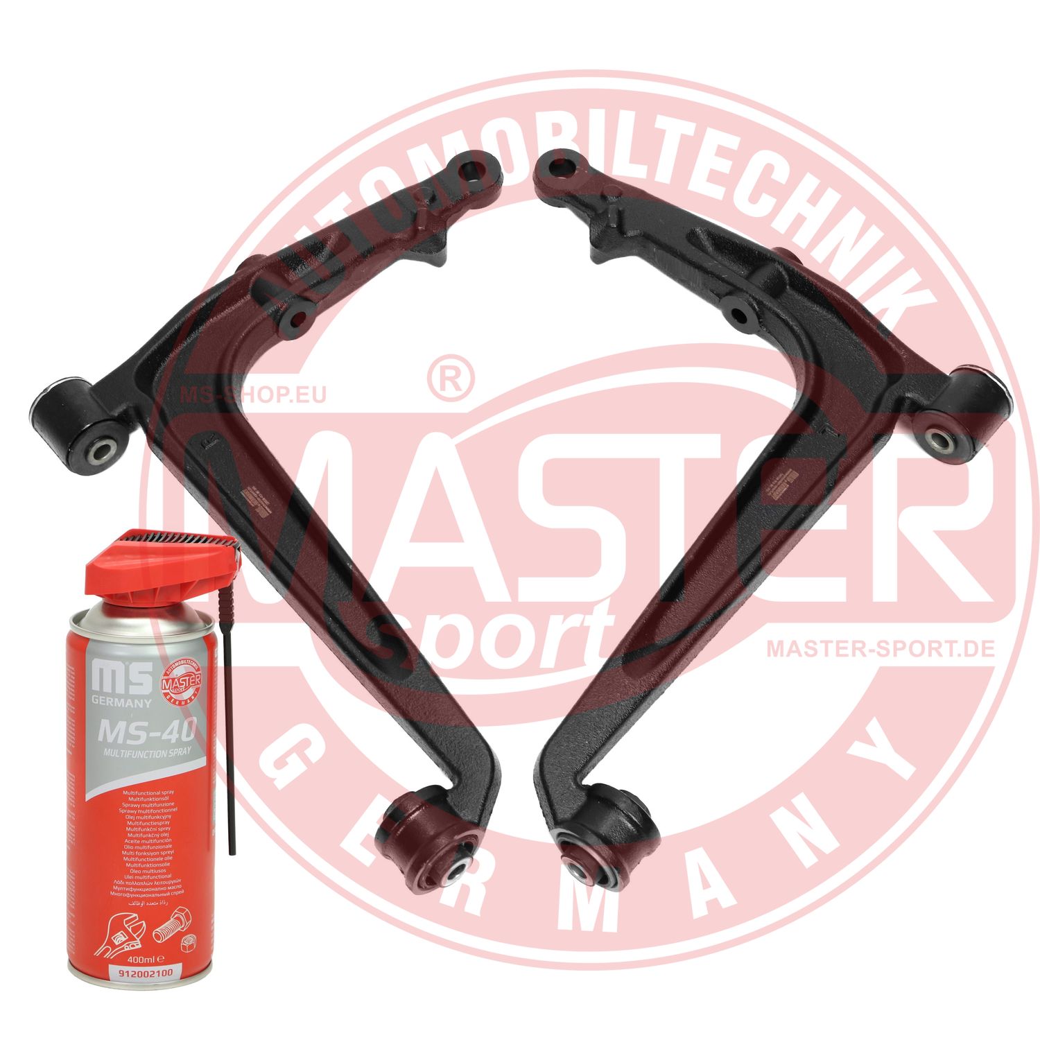 Control/Trailing Arm Kit, wheel suspension (37048/2-KIT-MSP)