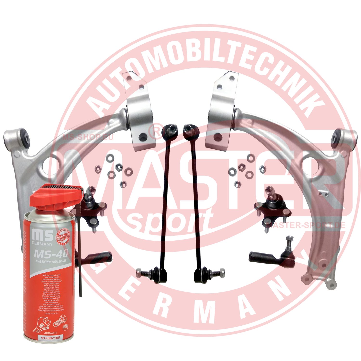 Control/Trailing Arm Kit, wheel suspension (36863-KIT-MSP)