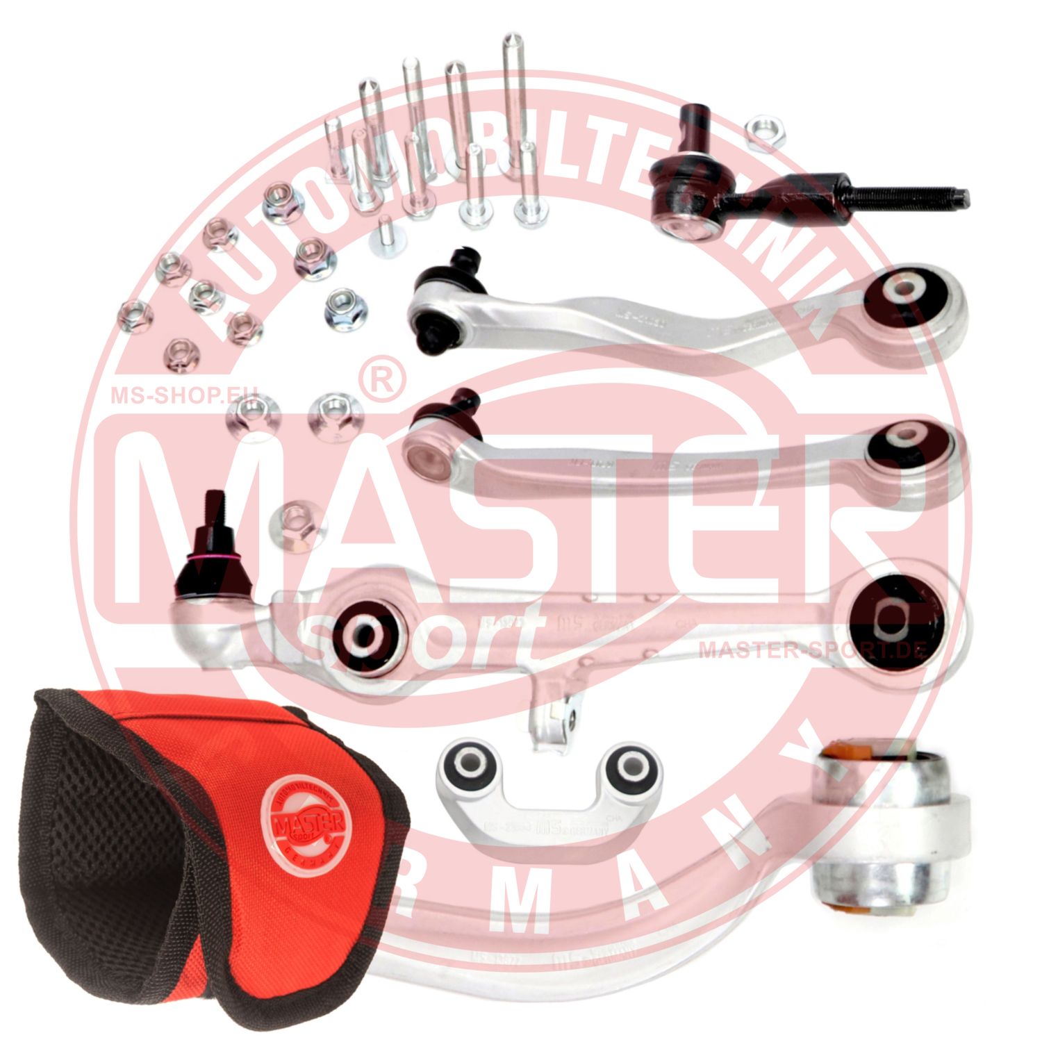 Control/Trailing Arm Kit, wheel suspension (36790L-SET-MSM)