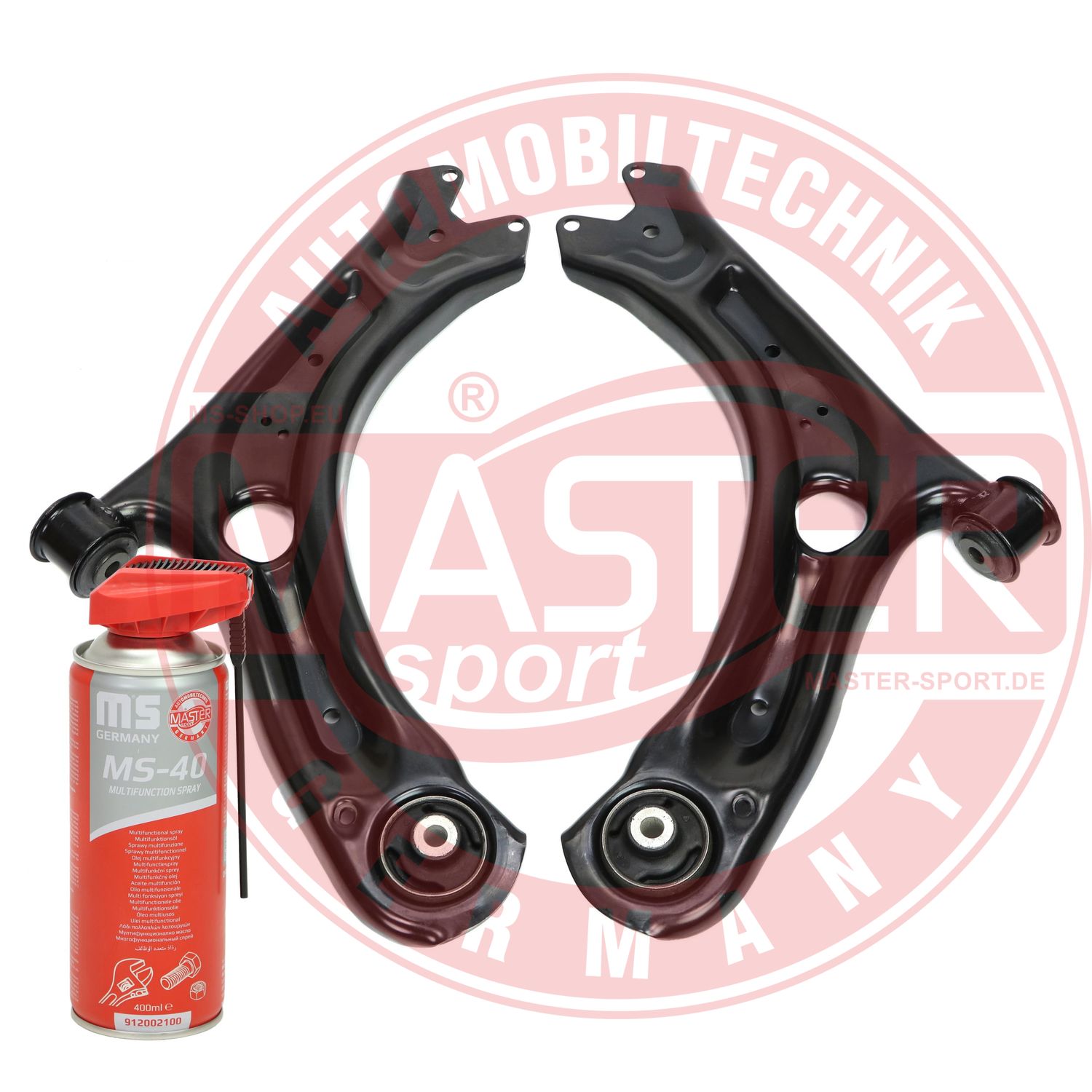 Control/Trailing Arm Kit, wheel suspension (37096-KIT-MSP)