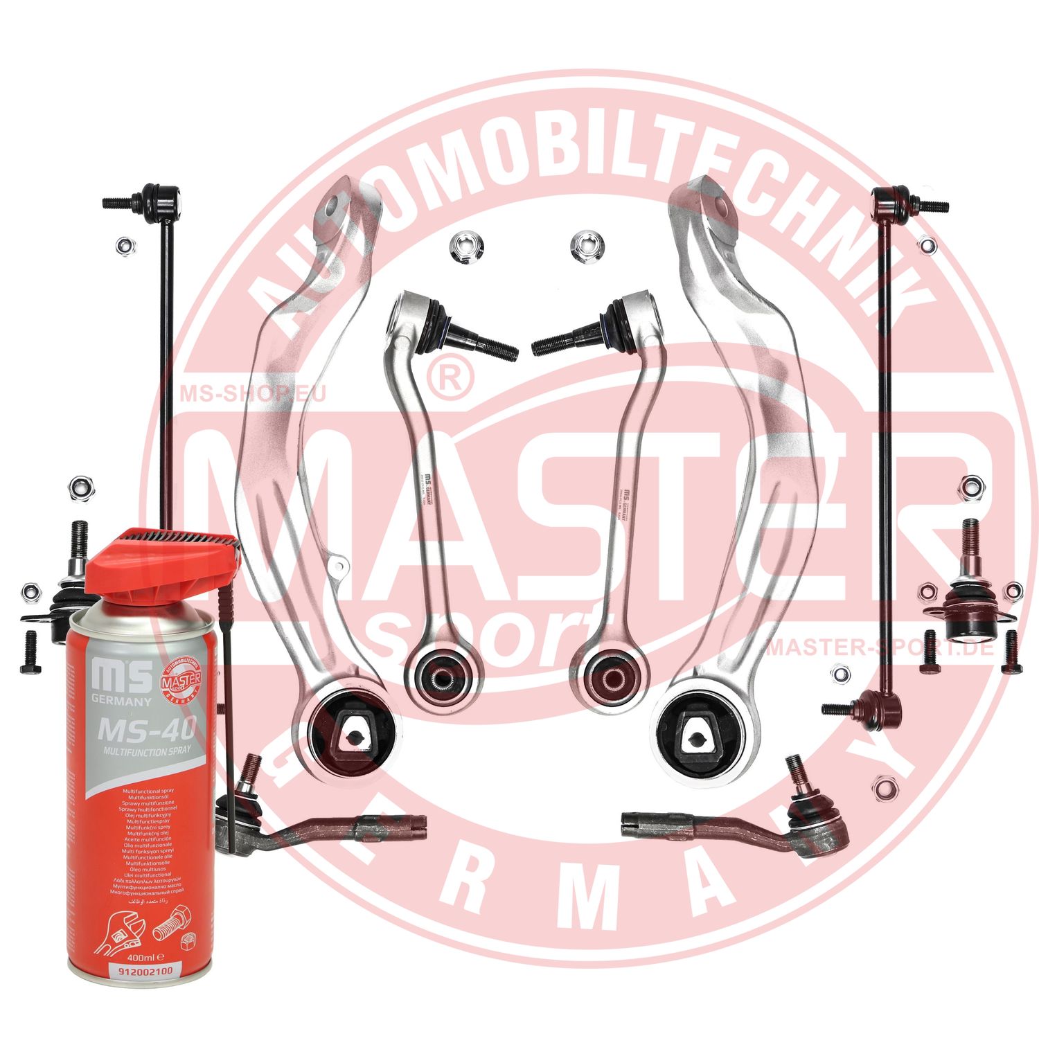 Control/Trailing Arm Kit, wheel suspension (37147/2-KIT-MSP)