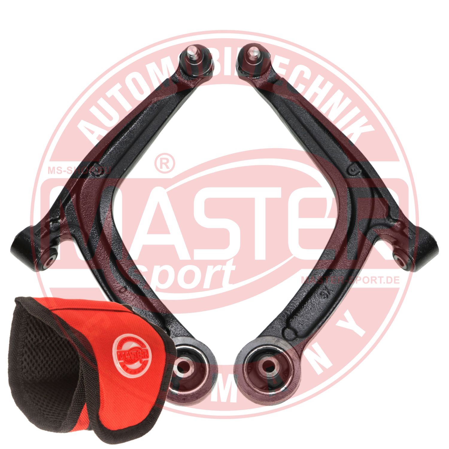 Control/Trailing Arm Kit, wheel suspension (36971/2-KIT-MSM)