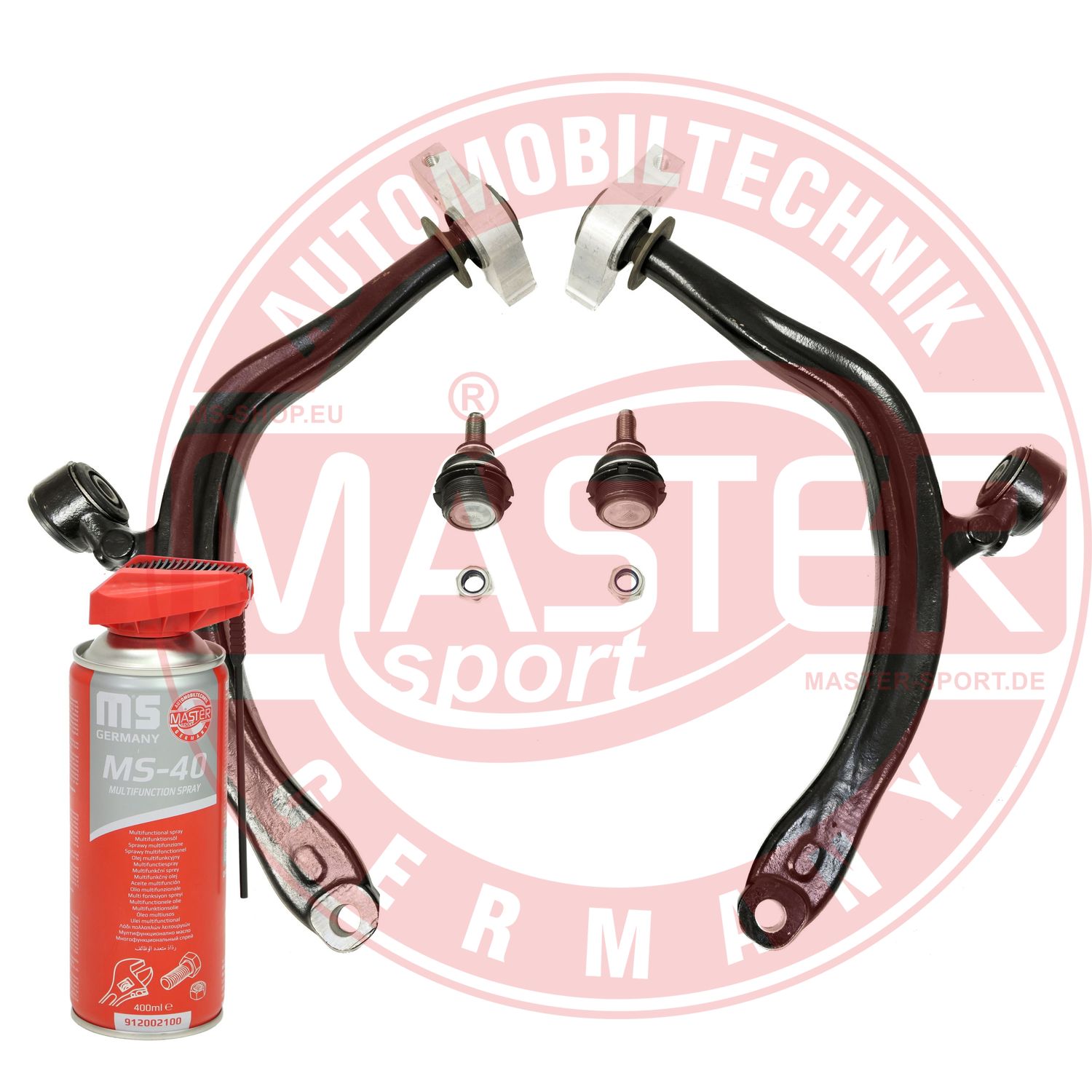 Control/Trailing Arm Kit, wheel suspension (36982/1-KIT-MSP)