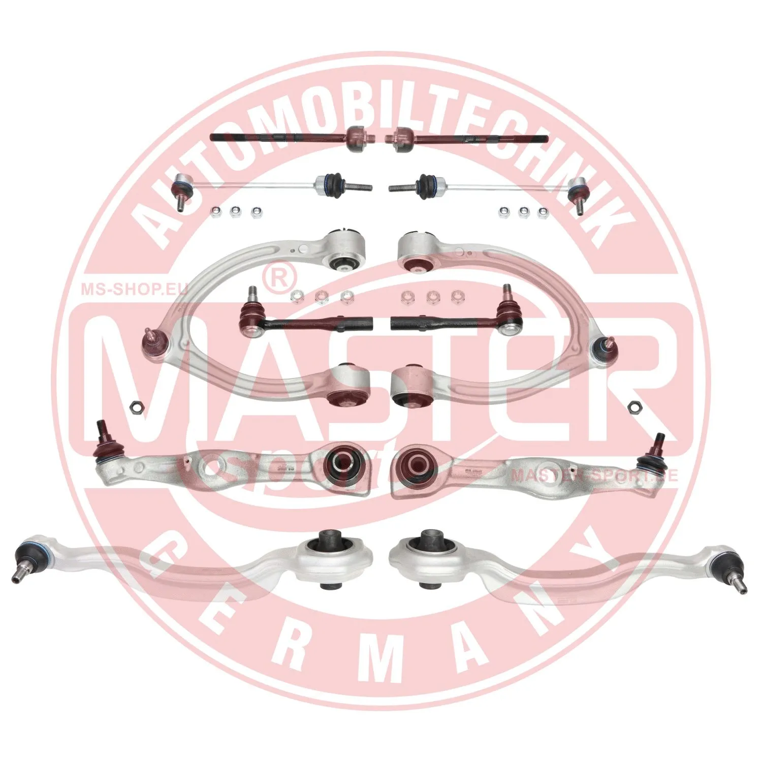 Control/Trailing Arm Kit, wheel suspension (37126/1-KIT-MS)