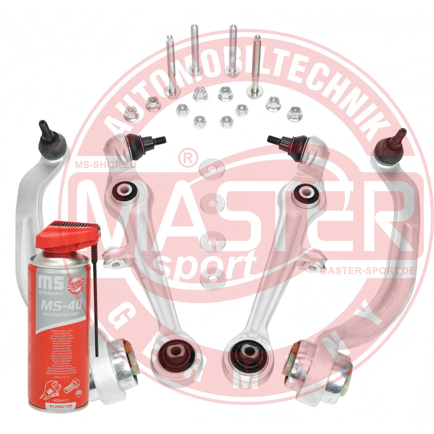 Control/Trailing Arm Kit, wheel suspension (37127-KIT-MSP)