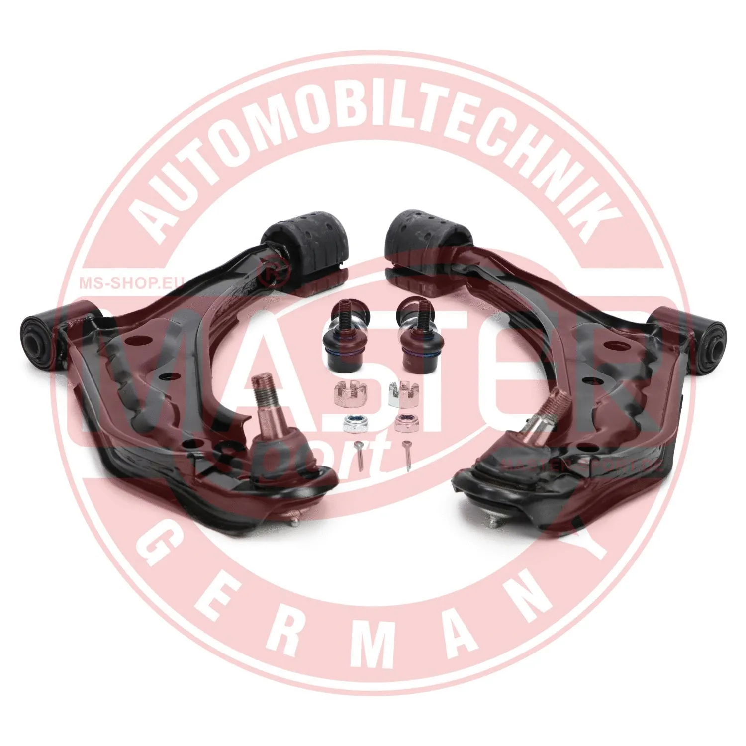 Control/Trailing Arm Kit, wheel suspension (37100/1-KIT-MS)