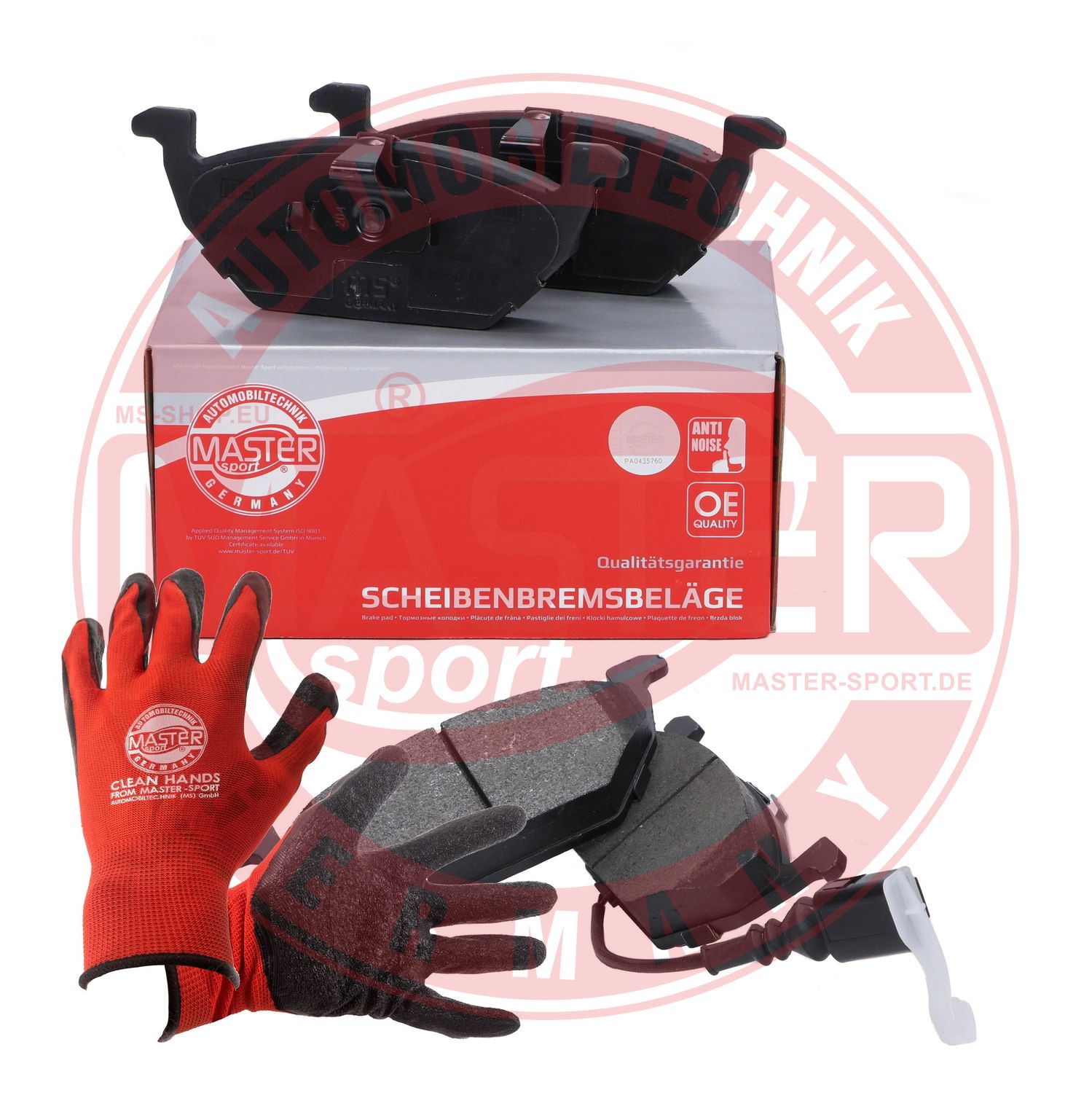 Brake Pad Set, disc brake (13046071172T-SET-MSP)
