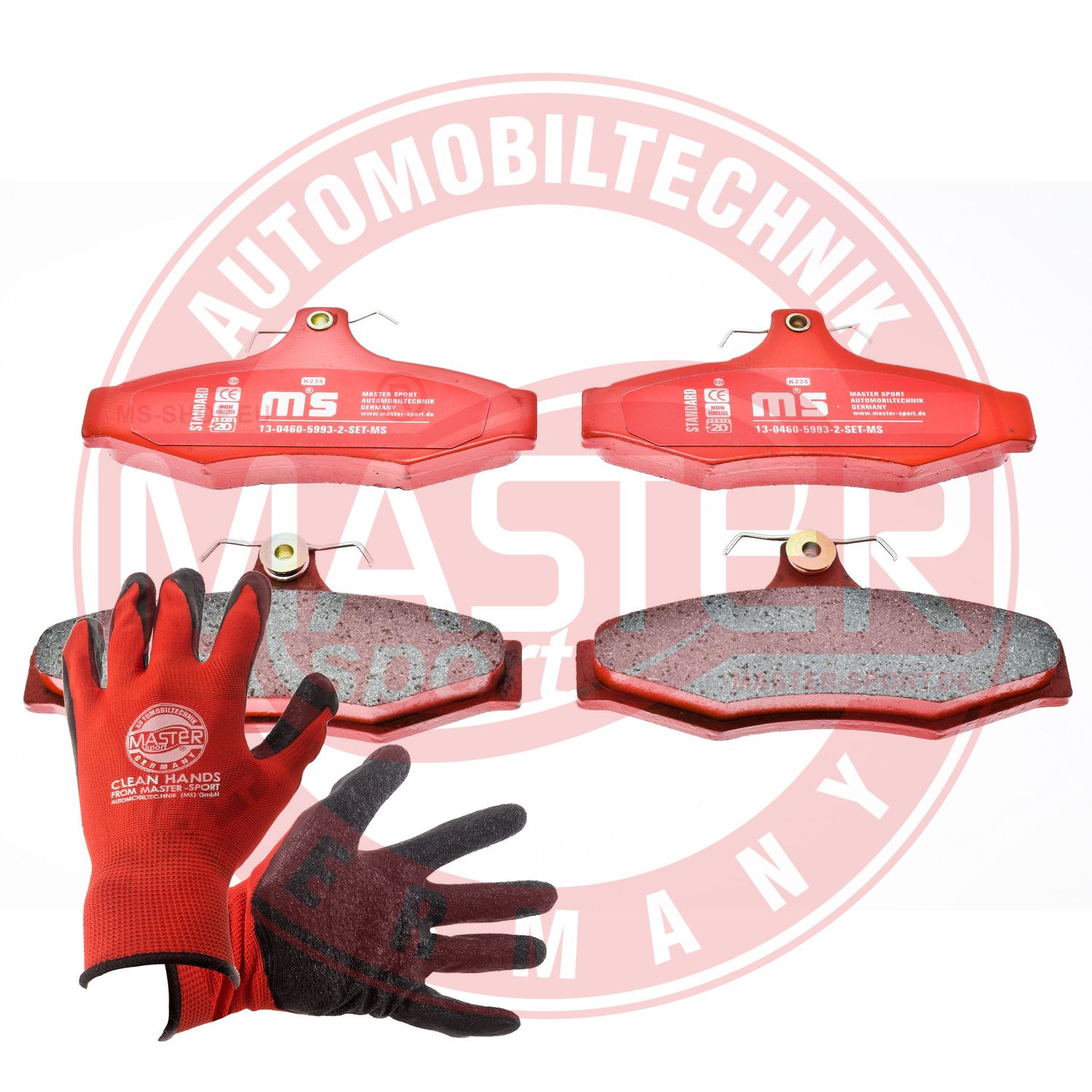 Brake Pad Set, disc brake (13046059932-SET-MSP)