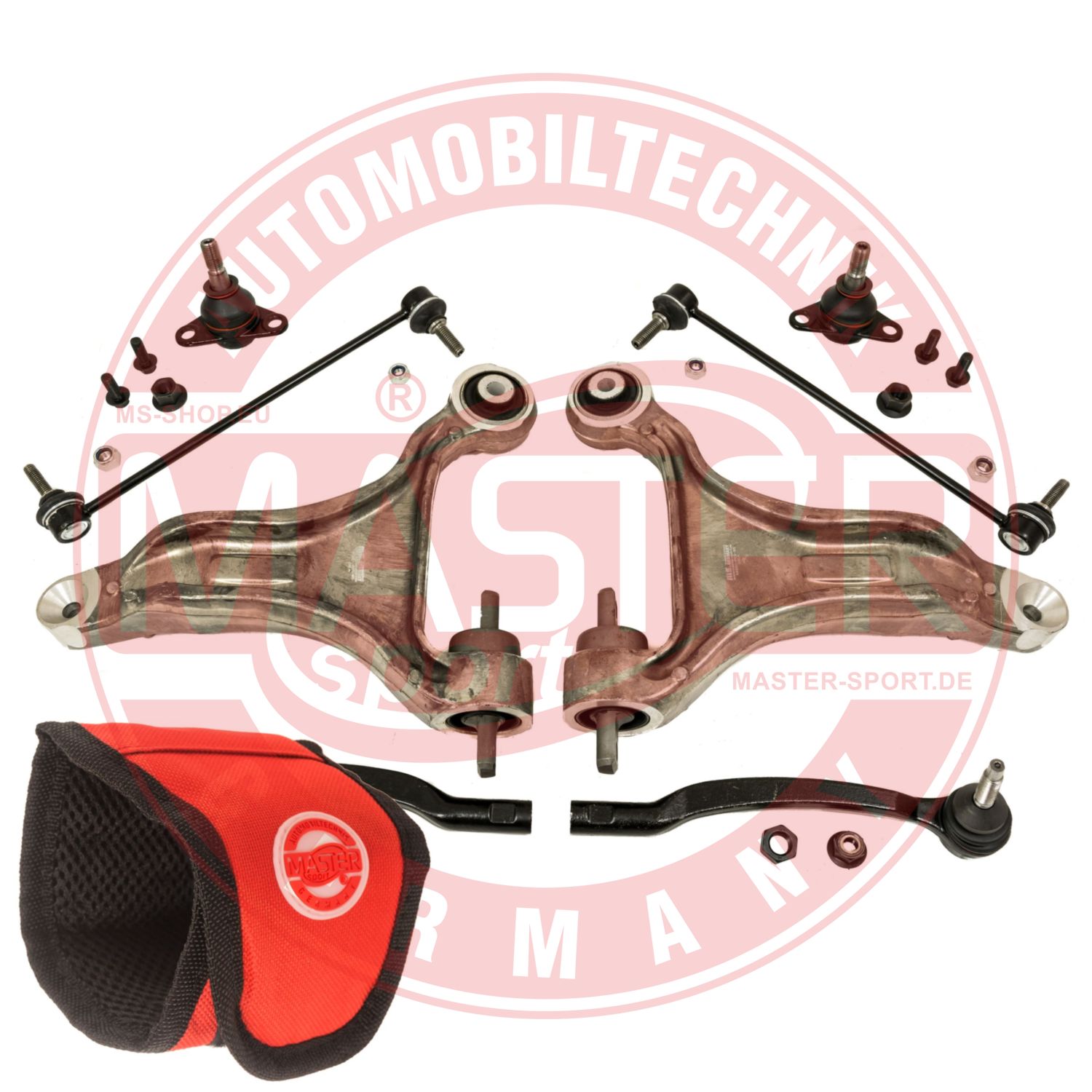 Control/Trailing Arm Kit, wheel suspension (37001-KIT-MSM)