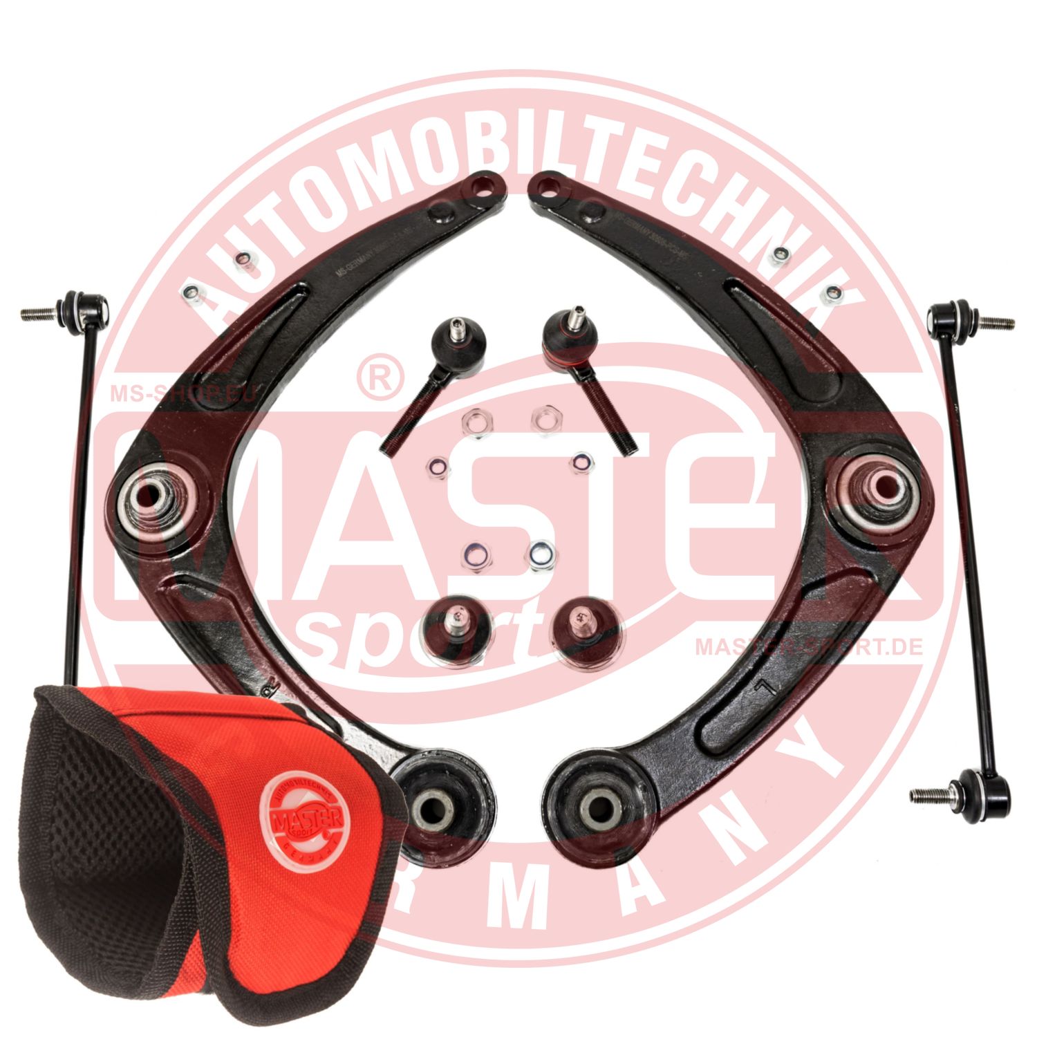 Control/Trailing Arm Kit, wheel suspension (36929/2-KIT-MSM)