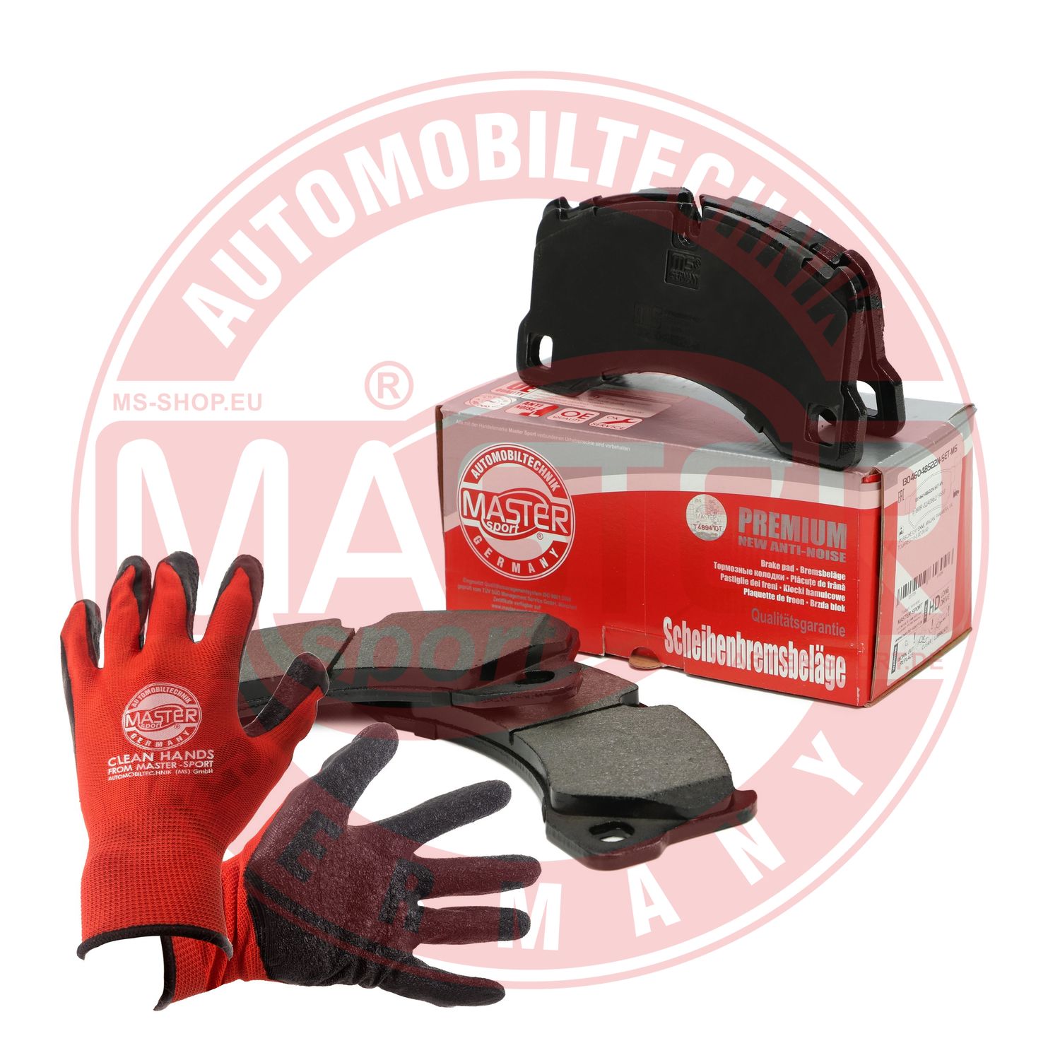 Brake Pad Set, disc brake (13046048522N-SET-MSP)