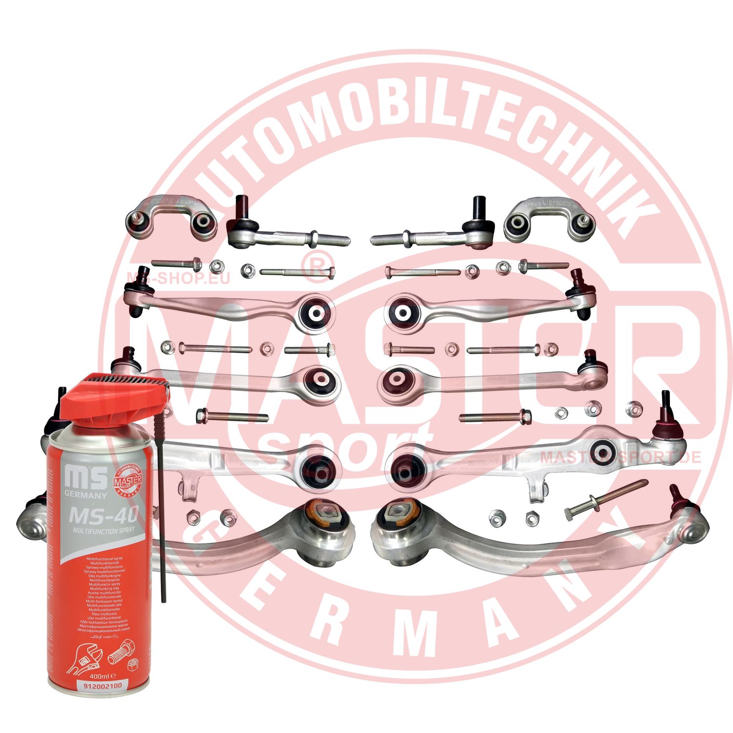 Control/Trailing Arm Kit, wheel suspension (36851-KIT-MSP)