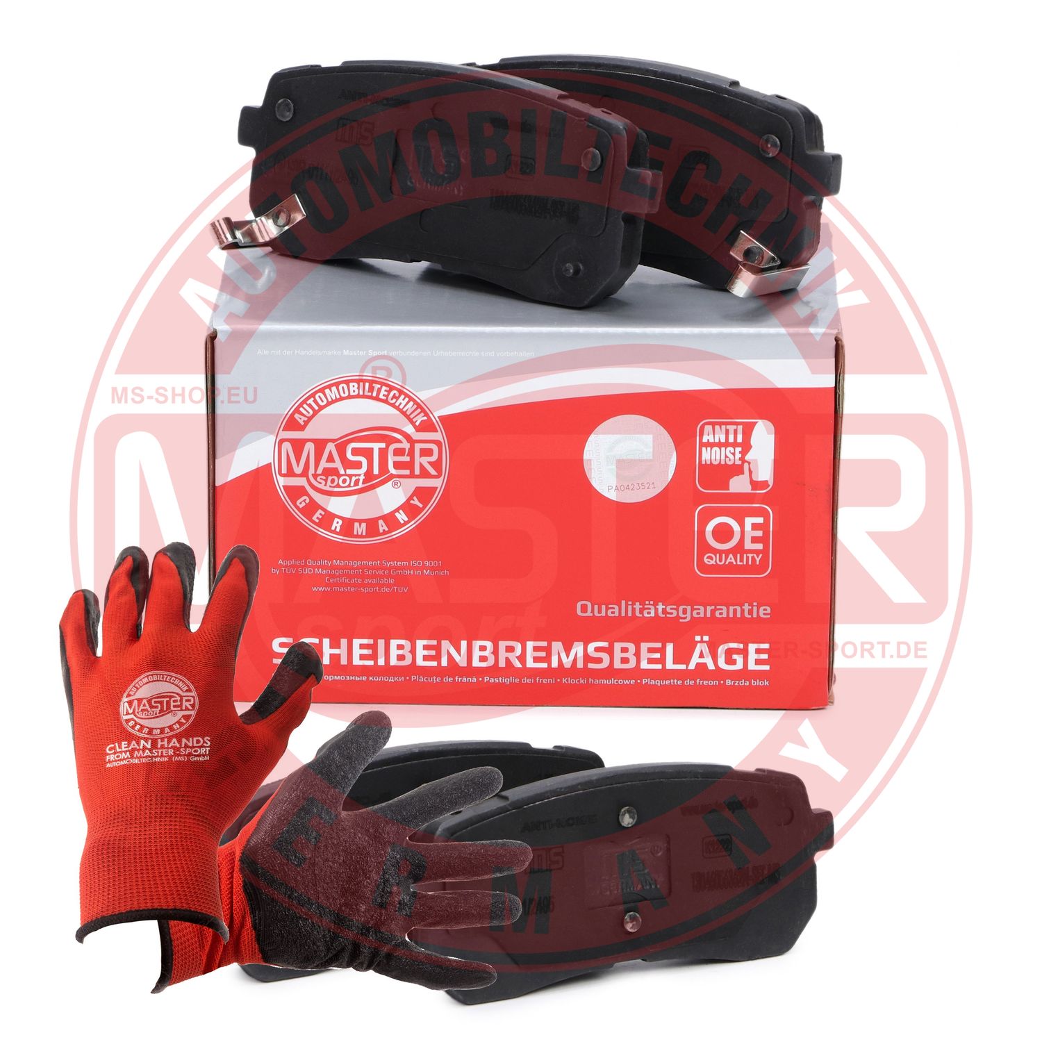 Brake Pad Set, disc brake (13046056362N-SET-MSP)