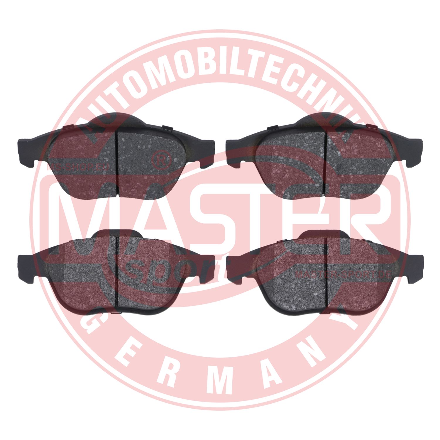 Brake Pad Set, disc brake (13046071582N-SET-MS)