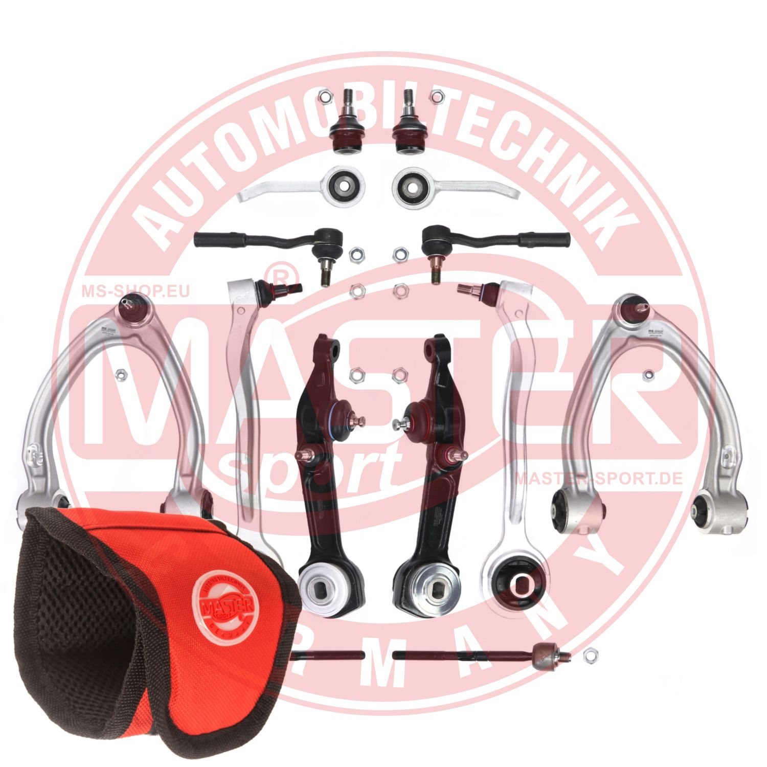 Control/Trailing Arm Kit, wheel suspension (37141/3-KIT-MSM)