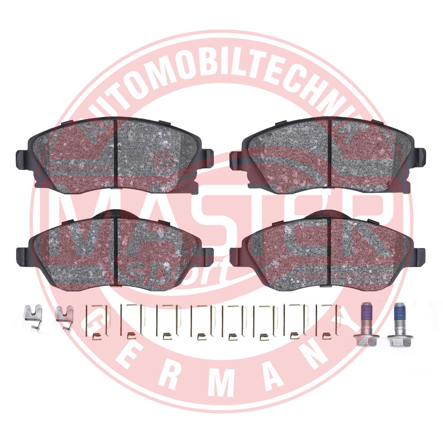 Brake Pad Set, disc brake (13046028572N-SET-MS)