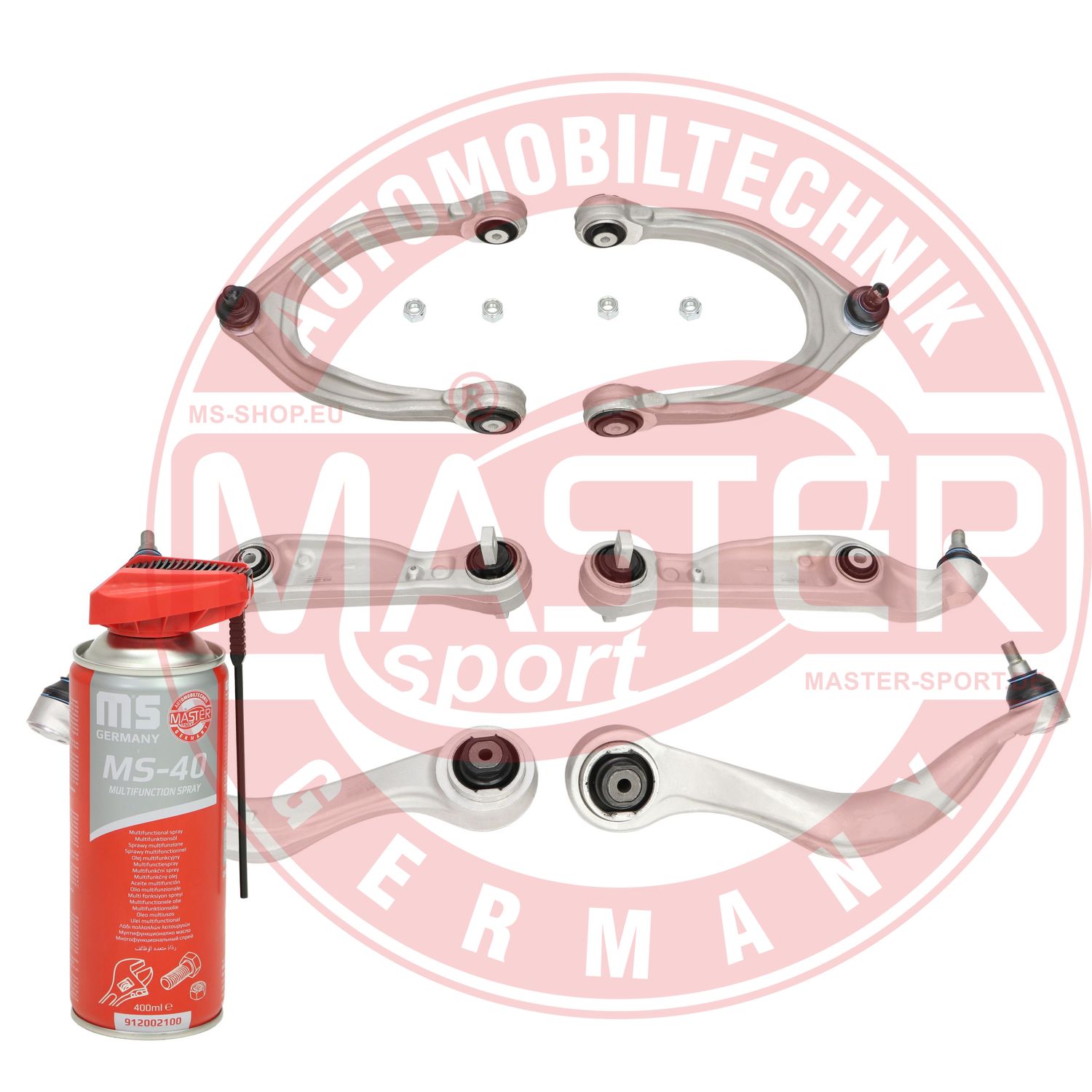 Control/Trailing Arm Kit, wheel suspension (37145-KIT-MSP)