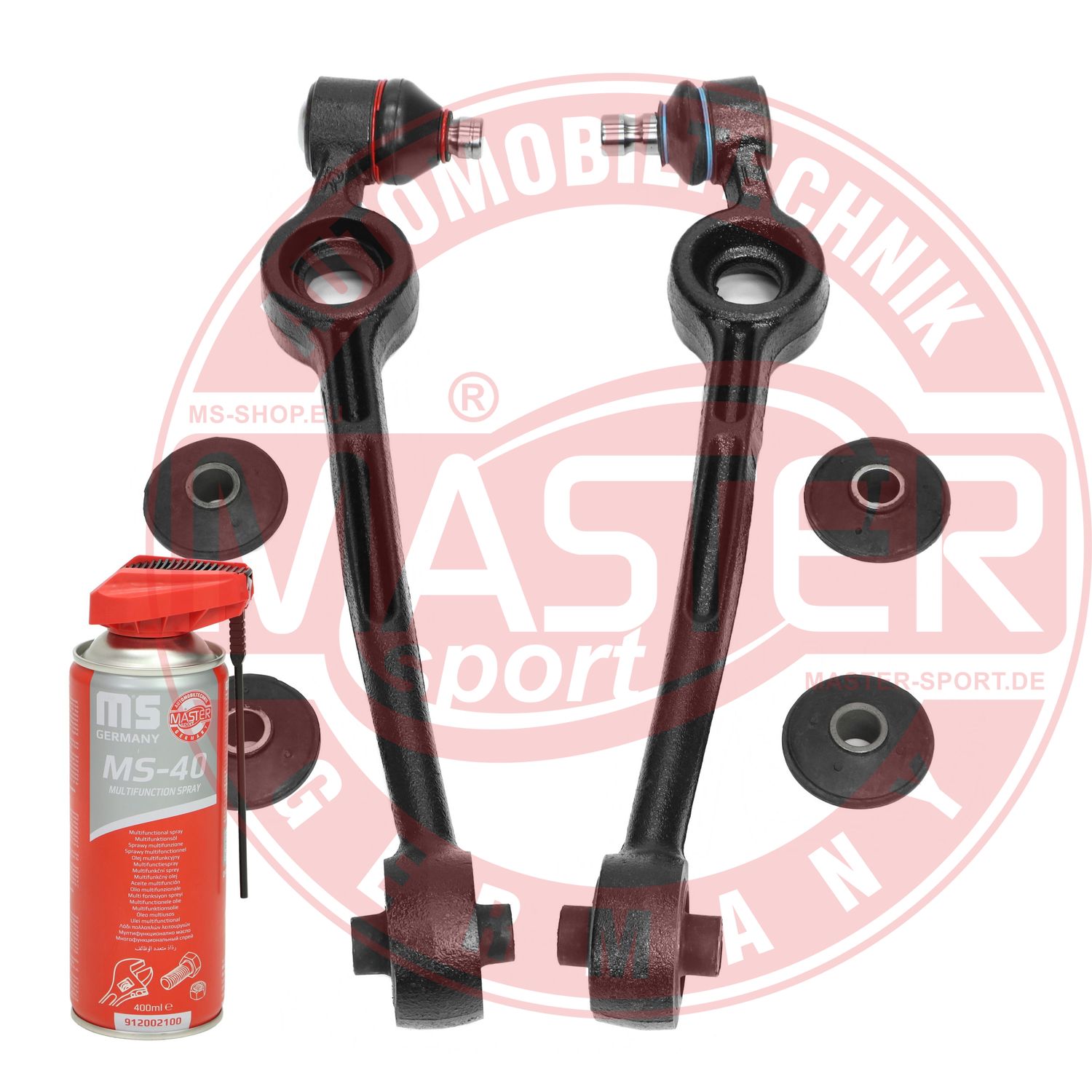 Control/Trailing Arm Kit, wheel suspension (37020-KIT-MSP)
