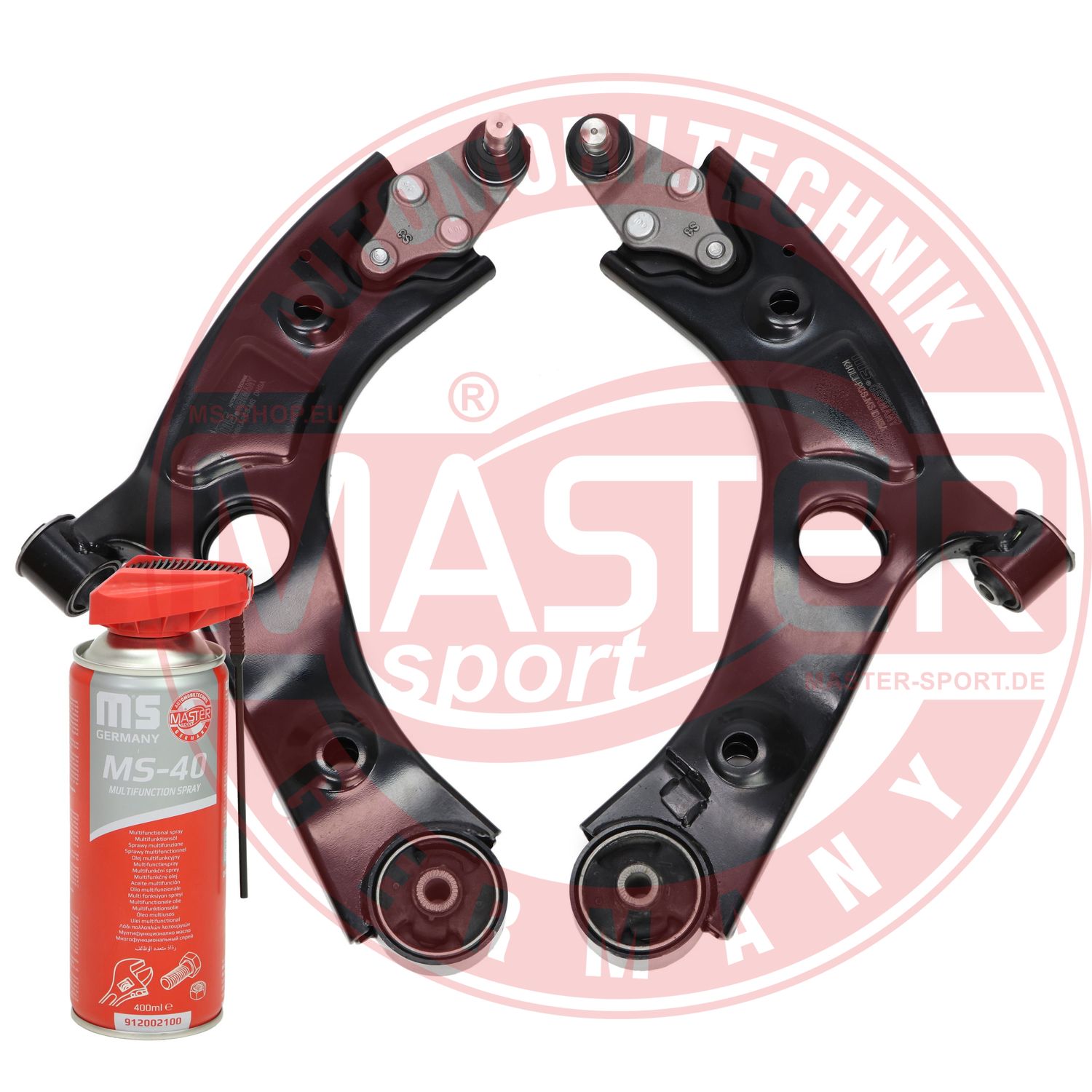 Control/Trailing Arm Kit, wheel suspension (37149-KIT-MSP)