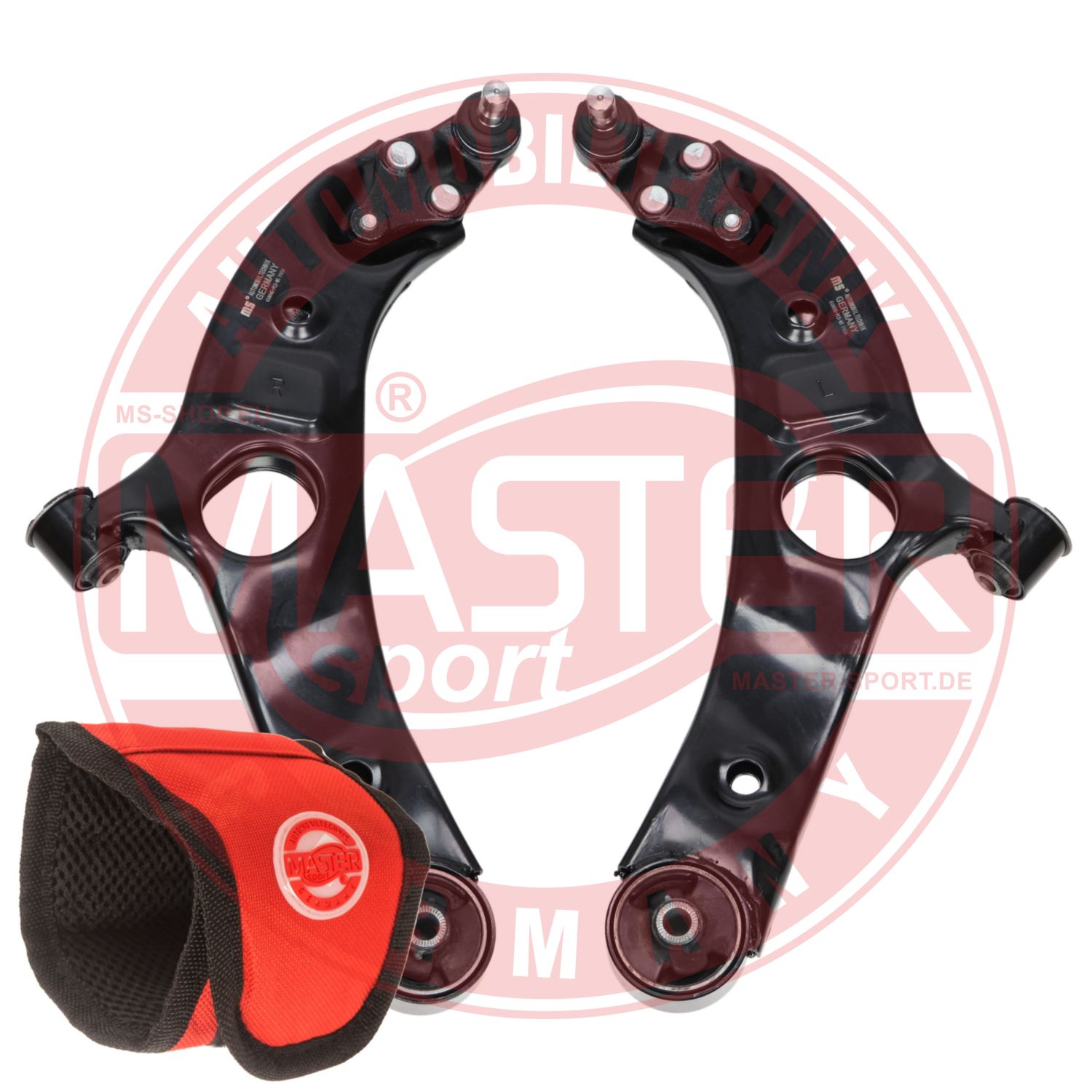 Control/Trailing Arm Kit, wheel suspension (37151-KIT-MSM)