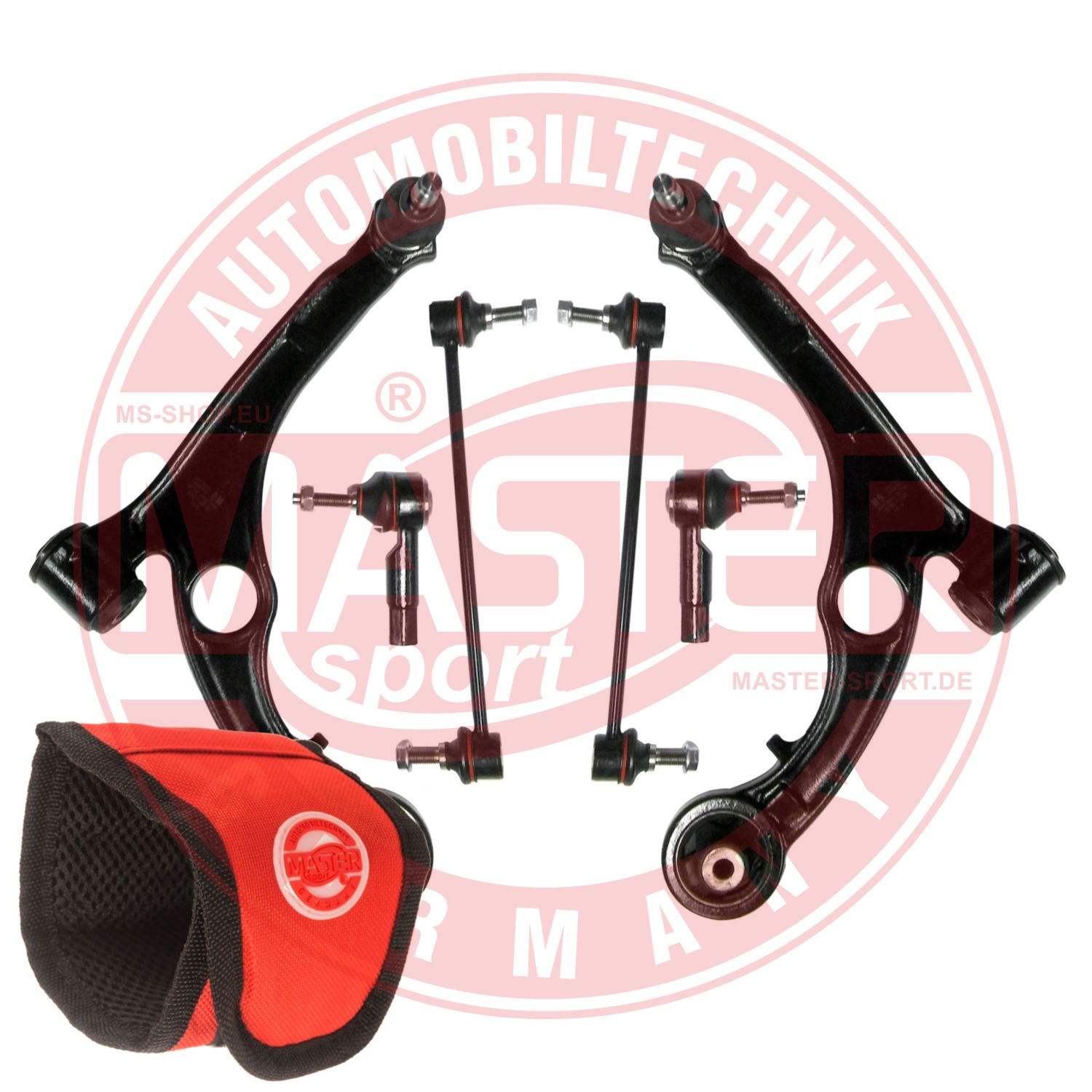 Control/Trailing Arm Kit, wheel suspension (36977/1-KIT-MSM)
