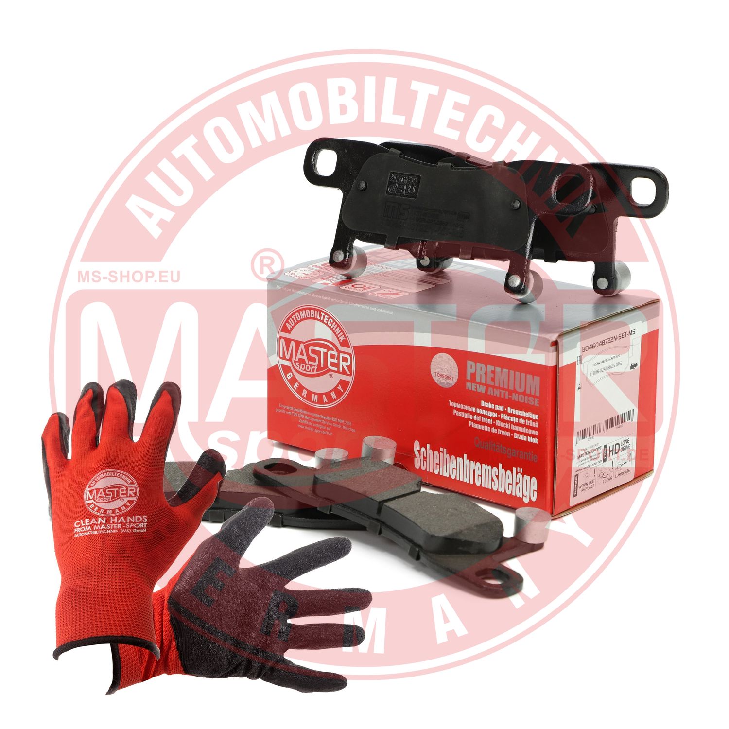 Brake Pad Set, disc brake (13046048722N-SET-MSP)