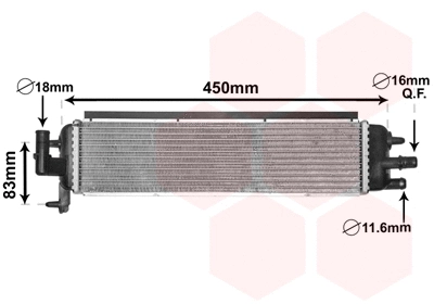 Radiator, engine cooling (40002382)