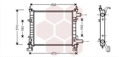 Radiator, engine cooling (18002260)