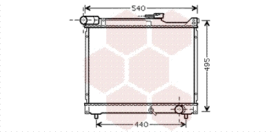 Radiator, engine cooling (52002106)