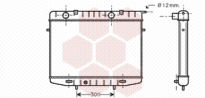 Radiator, engine cooling (37002213)