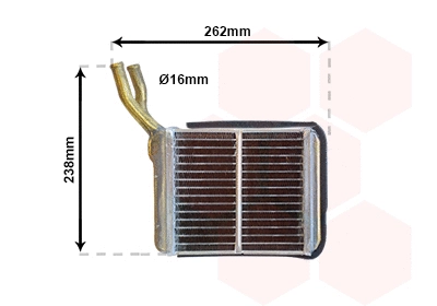 Heat Exchanger, interior heating (37006205)