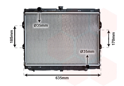 Radiator, engine cooling (82002108)