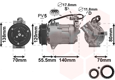 Compressor, air conditioning