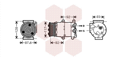 Compressor, air conditioning (1800K430)