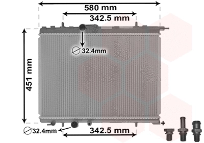 Radiator, engine cooling
