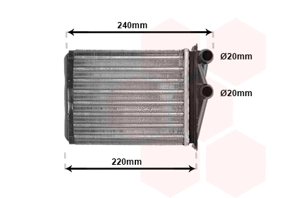 Heat Exchanger, interior heating (43006380)