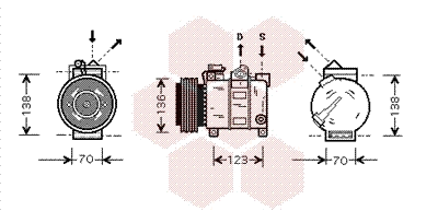 Compressor, air conditioning (0100K016)