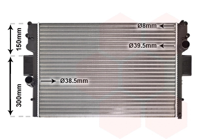 Radiator, engine cooling (28002057)