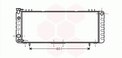Radiator, engine cooling (21002002)