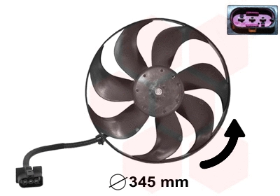 Fan, engine cooling (5888744)