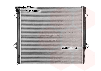 Radiator, engine cooling (52012700)
