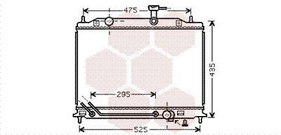 Radiator, engine cooling (83002080)