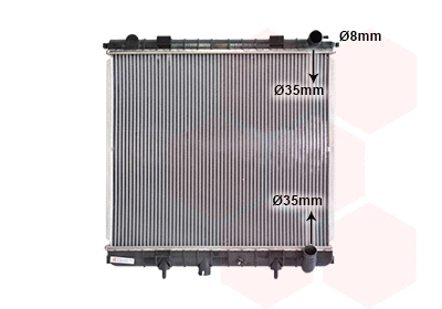 Radiator, engine cooling (02002173)