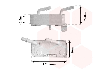 Oil Cooler, automatic transmission (06013753)