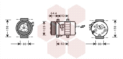 Compressor, air conditioning (5900K113)