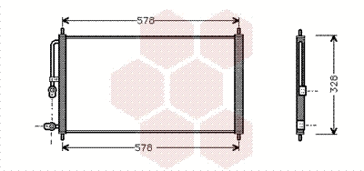 Condenser, air conditioning (25005083)