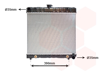 Radiator, engine cooling (30002043)