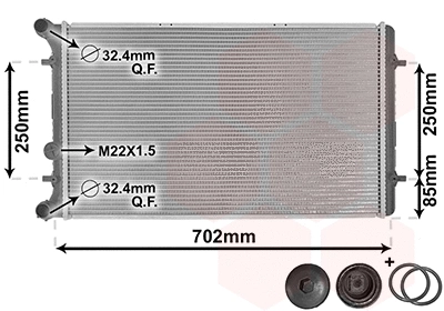 Radiator, engine cooling